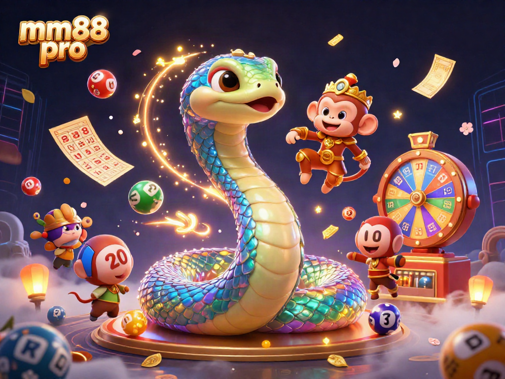 Engage with mm88 pro's vibrant world, where luck shines through colorful lottery balls and dynamic elements.