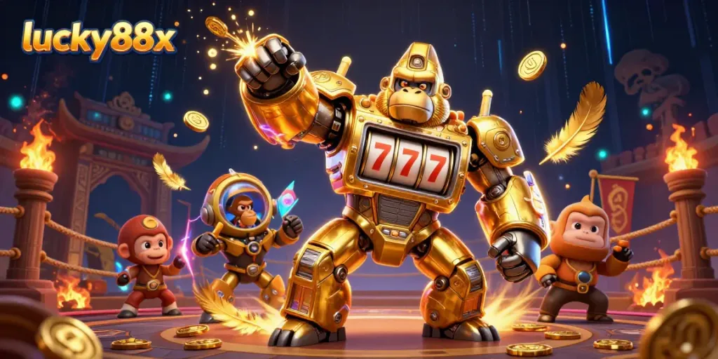 Spin to win big with lucky88x in this explosive casino-themed 3D illustration!