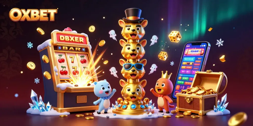 Experience the excitement of OXBET with dynamic slots and a vibrant casino atmosphere.