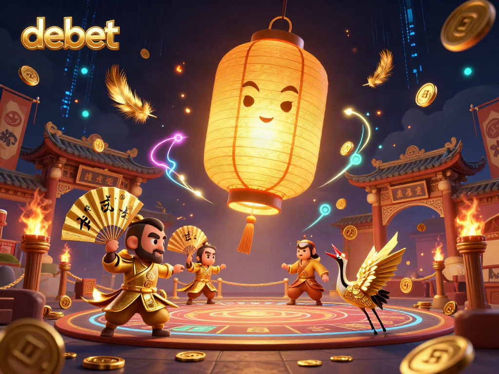 Engaging debet betting experience with vibrant characters and gambling elements in an exciting casino scene.