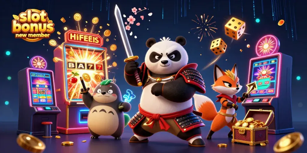 Experience thrilling gameplay with slot bonus new member offers and vibrant casino elements.